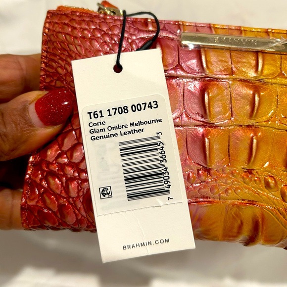 Brahmin Glam Ombré Corie Wristlet